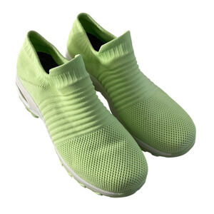 Unbranded Walking‎ Shoes Mens 7.5 Neon Green Slip on Sneakers Non Slip